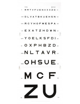 Lámina visual Monoyer 