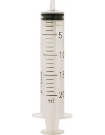 Jeringa de 20ml sin aguja