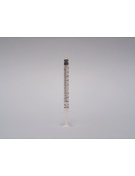 Jeringa de 1ml insulina sin aguja