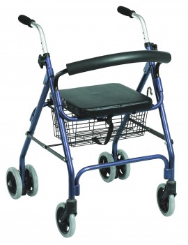 Andador Aluminio Azul