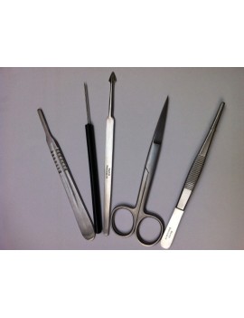 Estuche de disección 5 piezas