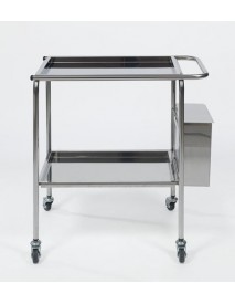 Mesa de instrumental acero inox.