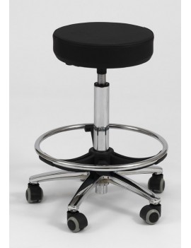 Taburete con reposapies a gas