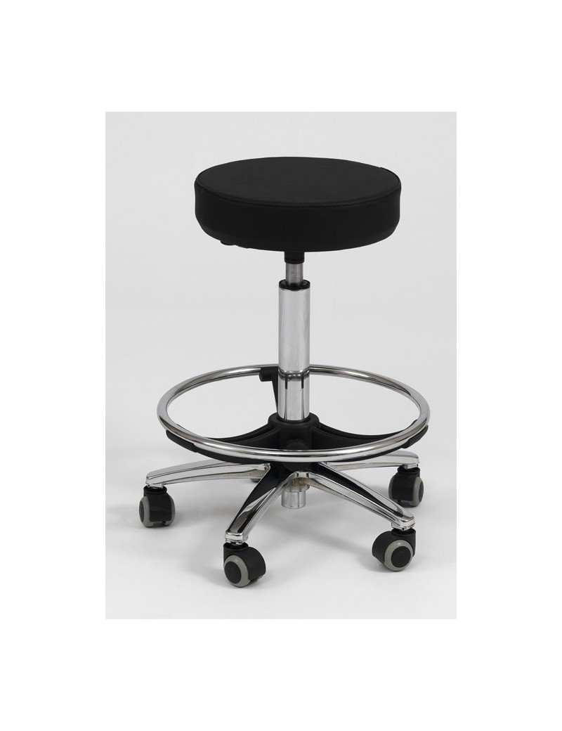 Taburete con reposapies a gas