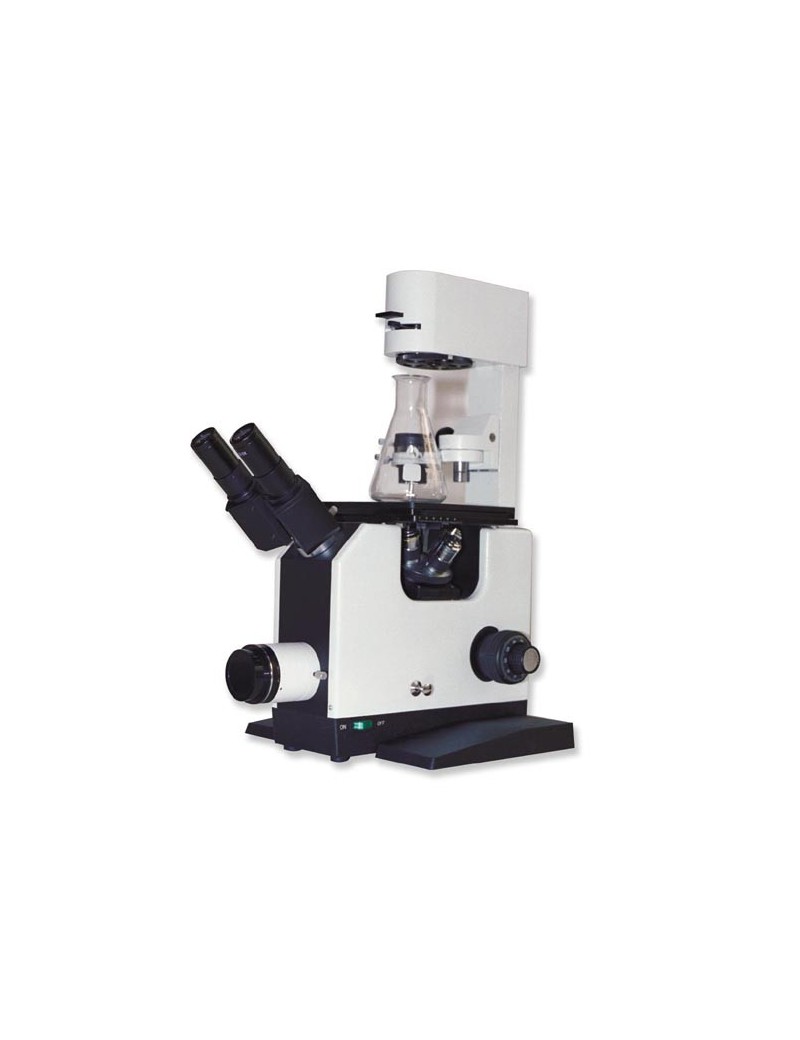 Microscopio biológico invertido