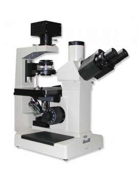 Microscopio biológico invertido