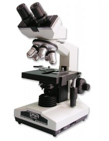 Microscopio binocular 