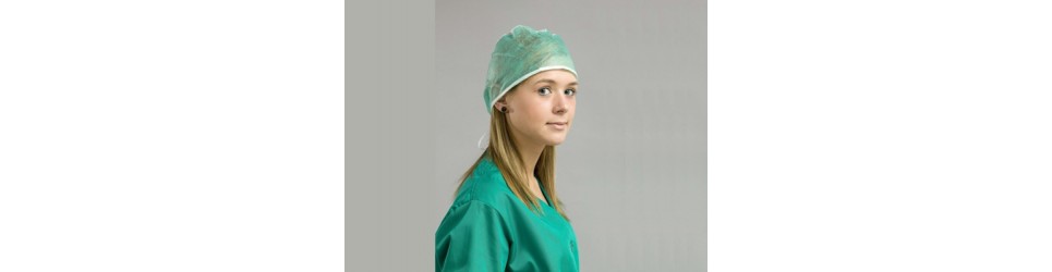 Gorros desechables - Material médico  