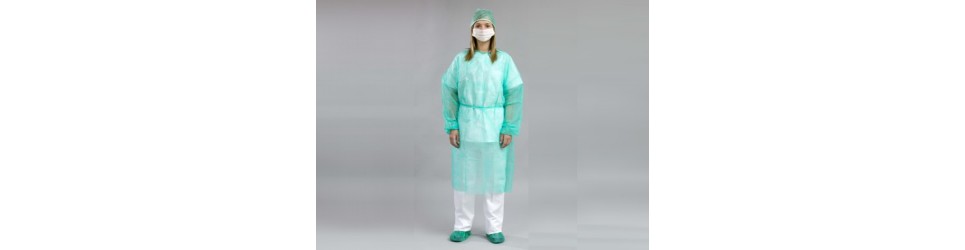 Batas de Quirófano Desechables Un Solo Uso