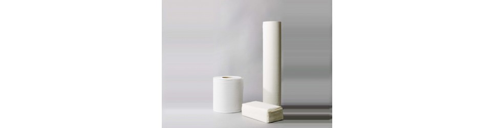 Papel para Camillas y Rollos Seca Manos