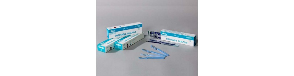 Hojas de bisturi y Bisturís completos