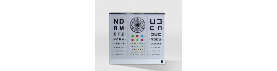 Optotipos y Negatoscopios